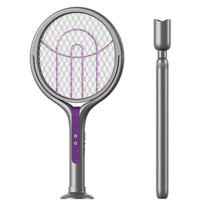 New Retractable Electric Mosquito Swatter Rechargeable Foldable UV Killer Household Exterminator with UV Lamp