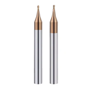 Micro Path Milling Cutter High Precision CNC Carbide Milling Tool OEM/ODM for Metal 0.2-0.9mm 2 Flutes