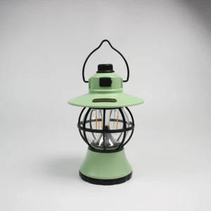 Vintage Rechargeable Lantern with Power Bank
