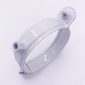 Pipe Clamp Bracket Iron Steel Customized Pipe Clamps Fittings Pipe Supporting Saddle Clamp