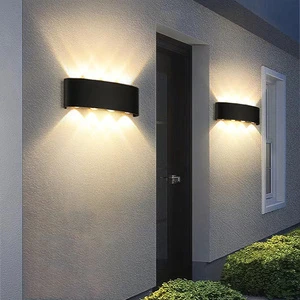 Modern Led Wall Lamps 2W 4W 6W 8W 10W 12W LED Wall Lights Outdoor Waterproof IP65 Indoor Wall Lamps Porch Garden Lamps