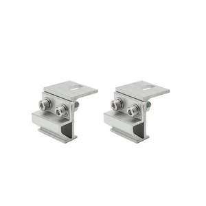 Aluminum Standing Seam Roof Clamp Non-Penetrating Solar Fixing Clamp Metal Seam Bracket For Roof Solar Mounting