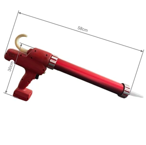 Zhengtong EG201 Industrial Grade 20V Battery Electric Cordless Caulking Gun 300ml-600ml Cartridge Sausage Sealant 2pcs Lithium