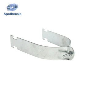 China Hot Selling U Type Clamp Pipe Clip With Two Hole U Shaped Saddle Clamp Double Hole Saddle Clamp