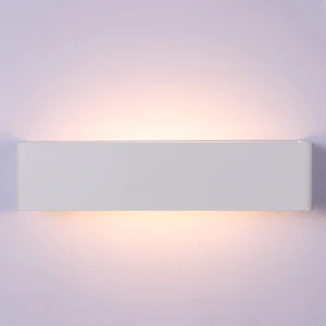 Indoor 12W LED Wall Lamp Warm White up and Down Aluminum Wall Surface LED Wall Light