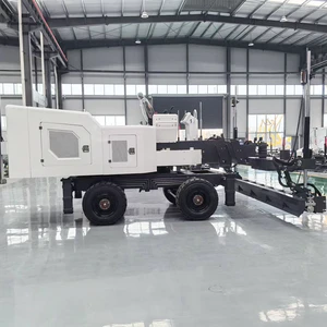 Telescopic Arm Road Boom Laser Leveling Machine Concrete Laser Leveling Screed Machine