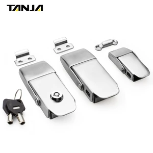 TANJA A108 304 Stainless Steel Toggle Catch Lock Latch Self-locking Spring Stamping Carton Packed