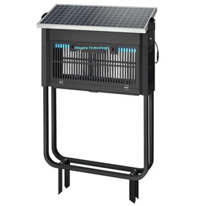 Large Outdoor Waterproof LED Solar Technology Bug Zapper for Mosquito Fly Other Insect Control in Large Areas