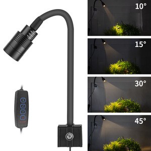 Aquarium LED Light with Variable Focus, Dimming, and Three Color Change for Creating a Scenic Fish tank Light