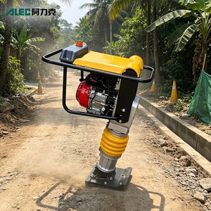 High Quality Hand Held Impact Vibrator Soil Tamping Rammer Electric Ground Jumping Jack Compactor HCD 90 Tamping Rammer