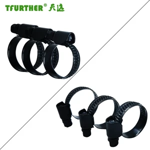 German Type Worm Drive Hydraulic Welding Oil Tube Pipe Clip Water Hose Clamp for Liquid Rubber