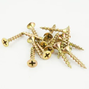 Zinc Plated C1022a Steel Gypsum Screws Used on Plasterboard with Cross Recess Bugle Head