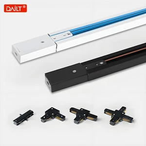 Modern DAILT 3205T Retail Store Suitable 2/3/4 Line Aluminum LED Track Light 1.5m/1m/2m Length CRI 90 3-Year Warranty