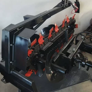 Skid Steer Loader Universal Trencher Attachment Chain Saw Slit Trenching Farm Equipment