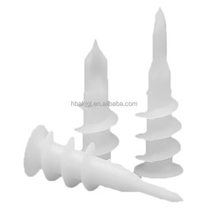 Nylon Spiral Screw Metric Expansion Gypsum Board Self Tapping Screw Black Round Anka DIN912 Wood Screw