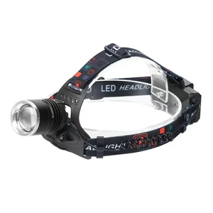 Zoomable LED Headlamp USB Rechargeable Adjustable Focus Headlight For Camping Fishing Garage Repair Mining