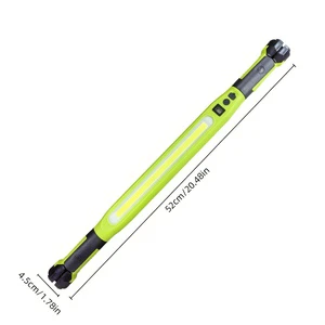 Portable COB LED Work Light USB Rechargeable with Magnetic Bottom and Integrated Hook for Automotive Maintenance