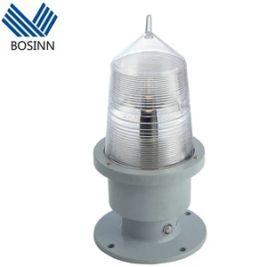 Aviation High-Rise Mark Warning Signal Lamp Red Green Beacon with Low-Intensity Flashlight Obstruction Light