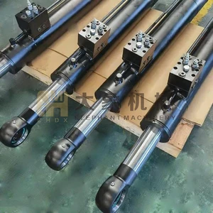 Wheel Loader Heavy Lift Arm System Long Stroke Strong Load Support High Strength Steel Structure Clevis Mount Hydraulic Cylinder