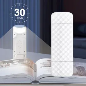 Premium LED Book Lamp Rechargeable with Touch Dimmer - Bedroom Bedside Reading Light for Books, Eye-Caring Design