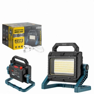 Waterproof Super Bright Color Temperture Adjustable Work Light Rechargeable Portable Work Light Waterproof