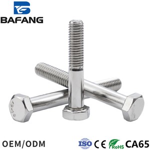 Stainless Steel Bolts, Zinc-coated Screws, Hex Head Structural Steel Fasteners