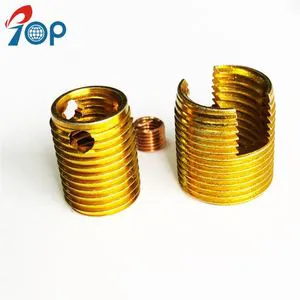 Slotted Type 302 Screw Bushing Self Tapping Threaded Insert for Thread Repair