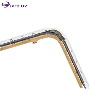 Bird UV Single Tube Shortwave Semi Gold-plated L-shaped Infrared Heating Accessory Infrared Lamp
