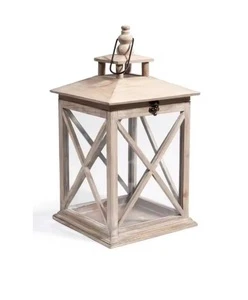 Lanterns Wedding Bamboo Wood Decorative Candle Lantern Vintage Hanging Lantern for Halloween Christmas