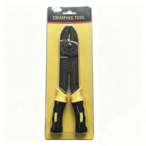Professional 9 Inch Crimping Pliers Wire Stripper Cutter Terminal Tool Adjustable 3.0mm Cable Stripping Factory Direct