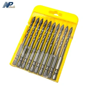 Naipu Ceramic Tile Drill Bits Set Masonry Drill Bits Drill Glass Brick Concrete and Wall Mirror