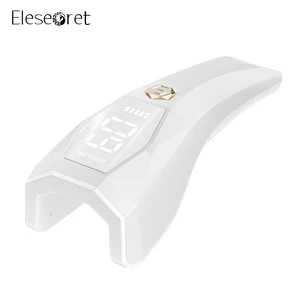 New Arrival Fast Drying Rechargeable Cordless UV Nail Lamp with Auto Sensor LCD Display Professional Salon Home Use 30/60s Timer