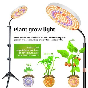 Full-spectrum Plant Grow Light Red/blue LEDs Adjustable Angle Multi-stage Dimming for Home Greenhouses Promoting Vegetable/fruit