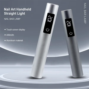 Professional Portable Mini LED Display UV Nail Lamp Quick-Drying Rechargeable USB Handheld Nail Light Made of Durable Plastic