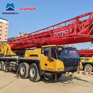 Strong Hydraulic Lifting System Cranes High Performance Used 100 Ton Truck Cranes For Building Projects