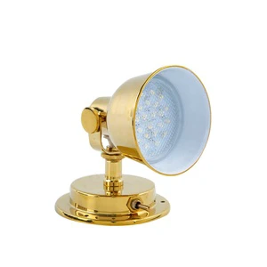 12v RV/Marine Interior Light Brass Marine Reading Wall RV/Boat