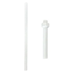 Al2O3 Alumina Ceramic Screws And Nuts Proof Ceramic Bolts And Fasteners Corrosion Resistant For Machinery Precision Machining
