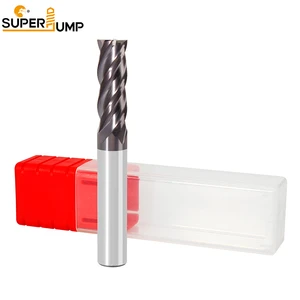 HRC55 4-Flute Carbide End Mills Precision Machining Milling Cutters with ODM & OEM Customization Support