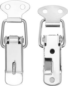 Factory Stainless Steel Spring Loaded Draw Toggle Latch Lock Catch Clamp Clip Door Toggle Latch Industrial Cabinet Lock Hasp