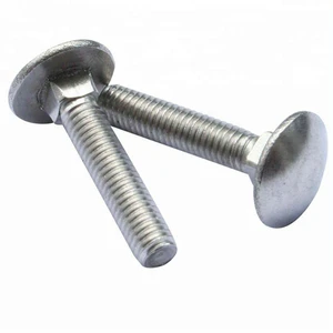 AERCE EXIM High Strength Stainless Steel/Aluminium Round Head Bolt for Industrial Construction Machinery Heavy Duty Applications