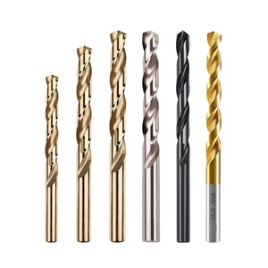 KKDAOKU High Quality HSS Drill Bit Set M35 Cobalt Straight Shank Twist Drill Bits Amber Finish 140mm Metal Drilling 3 Year