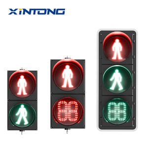 200mm Traffic Signal Light LED Optimal For Pedestrian Crossings