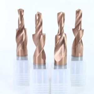 Tungsten Carbide Step Drill Bit Copper Coating Carbide Step Drill Tools CNC Drilling Cutter