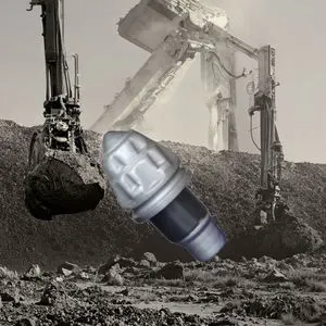 Hard Rock Foundation Drilling Bits with Bullet Teeth Construction Machinery Parts