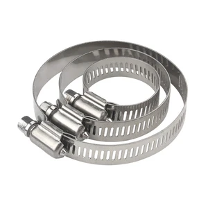 Stainless Steel 304 Pipe Clamp for Ppr Tubing Metal Steel Galvanized Yellow Zinc Hose Clamps