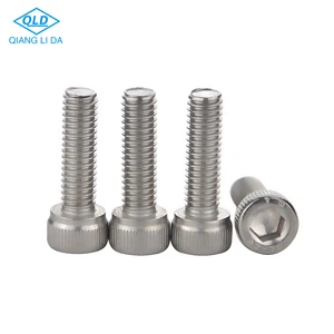 Dongguan Fasteners Suppliers DIN 912 Grade A2/A4 A2-70 Stainless Steel 304 Fully Threaded Hex Socket Head Cap Screws Plain