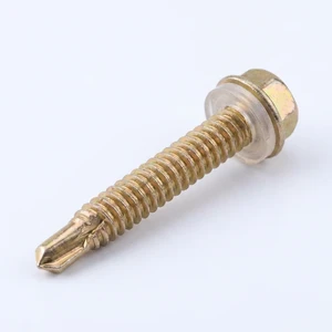 Anti-Corrosion Zinc Plated Hex Head Self-tapping Screw for Fast and Efficient Installation in Wood and Metal
