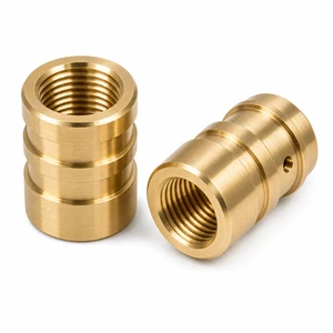 Turn-Mill Machined Brass H59 Threaded Bushing for Instruments With Rapid Prototype Support CNC Lathe Machining Manufacturer