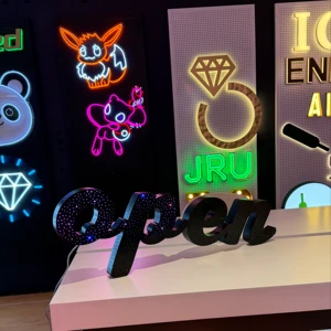 Manufacturer ODM Custom 3D LED Business Store Front Signage Waterproof LED Modules Indoor/Outdoor Retail Shop Decoration PVC