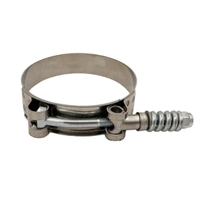 Heavy Duty T Bolt Hose Clamp Adjustable Single Stainless Steel 304 T-bolt Hose Clamp Clips